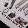 KELIK K32018 OS2U Kingfisher - Interior 3D Decal for Kitty Hawk/Zimi models kit 1/32